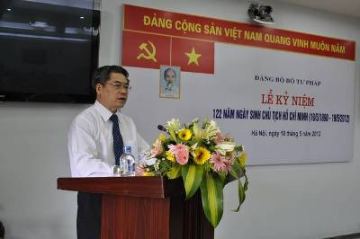 Bộ Tư pháp tiếp tục đẩy mạnh việc học tập và làm theo tấm gương đạo đức Hồ Chí Minh